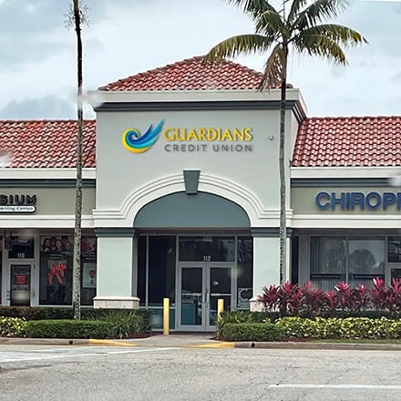 Curb view of the new branch.
