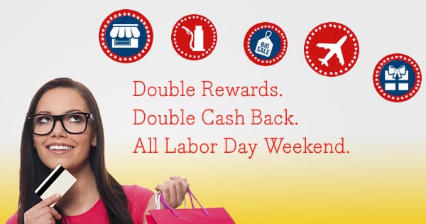Double Rewards. Double Cash Back.