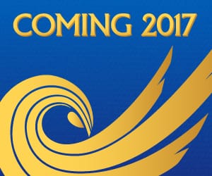 Guardians Credit Union logo in gold below the title "Coming 2017"