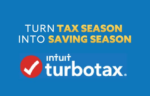 Turn tax season into saving season. The ituit turbotax logo at the bottom.