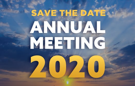 Save the date annual meeting 2020