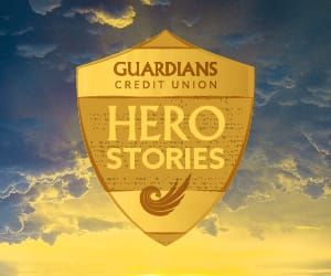 Guardians Hero Stories logo.